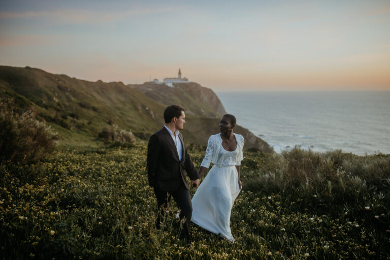 Couple Shoot an der Küste Portugals